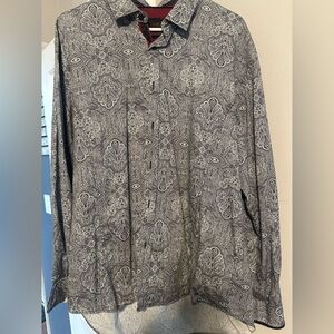 Paisley Button-Up Shirt